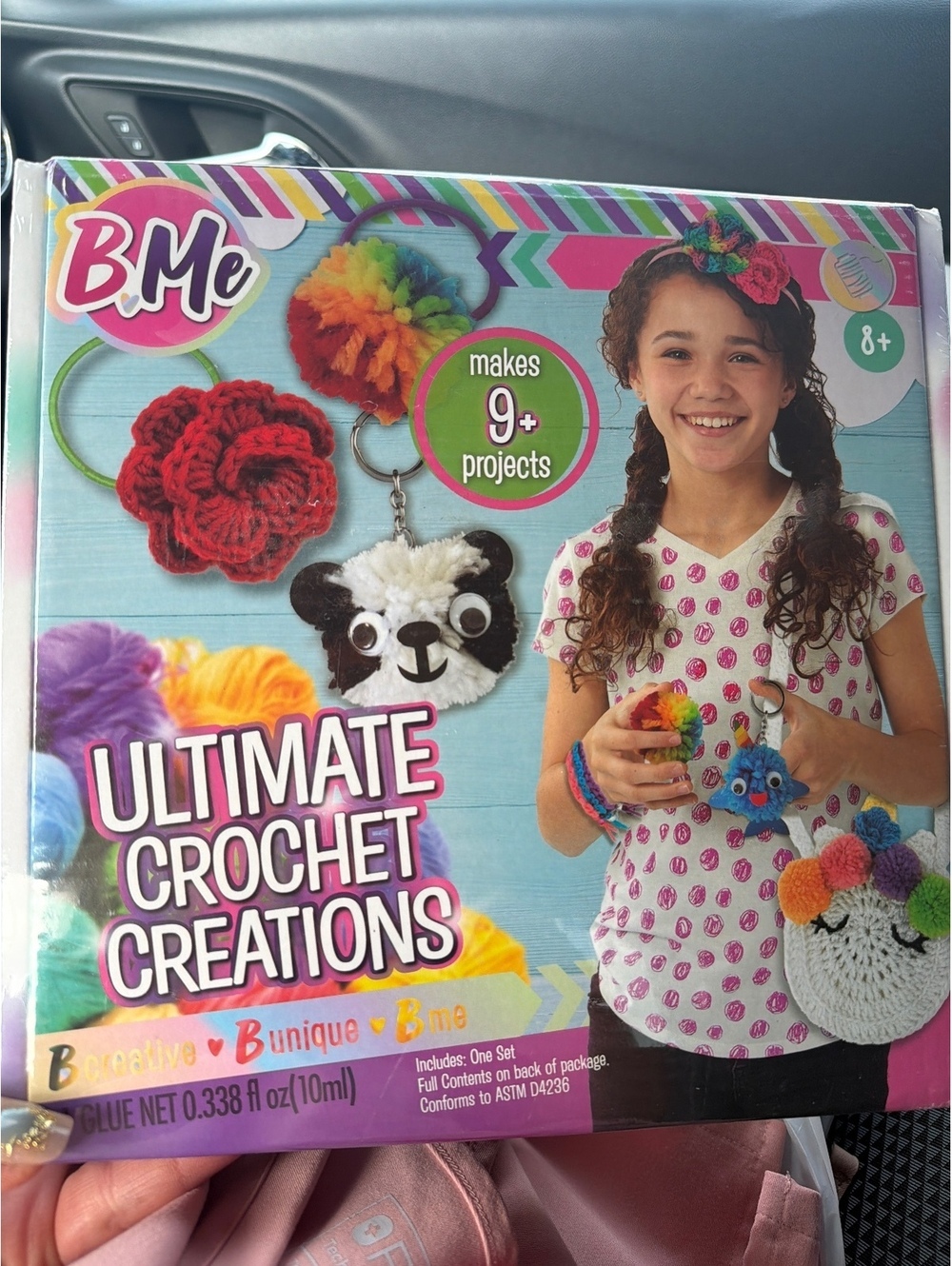 B Me Ultimate Crochet Creations Craft Kit for Kids Ages 8+ with Tools and Yarn